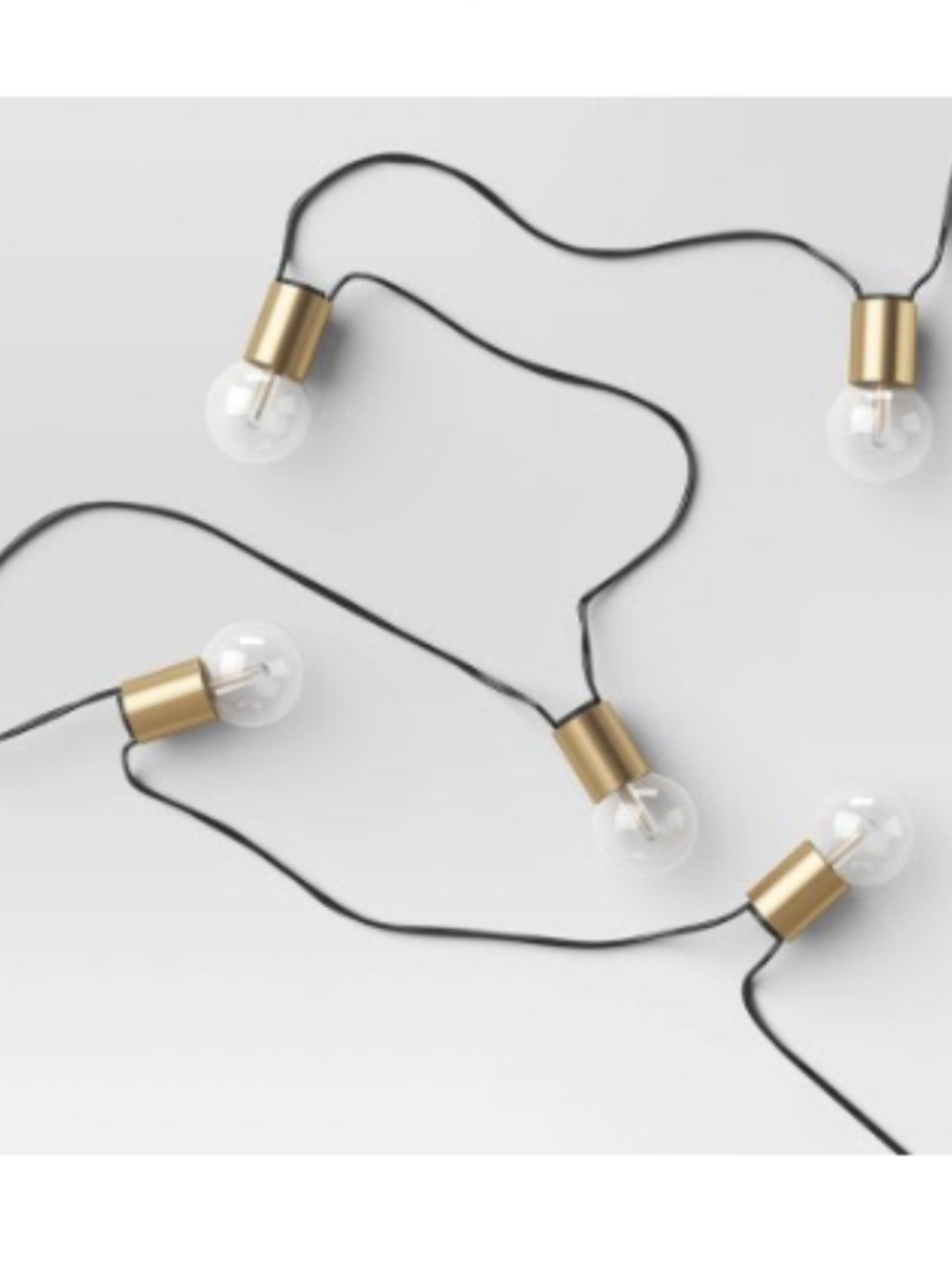 Two Sets of Threshold LED String Lights